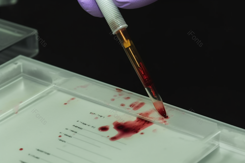 医生会在无菌幻灯片医疗设备和健康概念上放一滴实验,高清,摄影图,摄影图片,图片大全,摄影图免费下载
